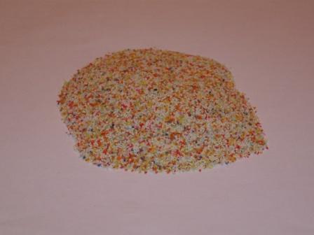 Abrasivo graniglia plastica